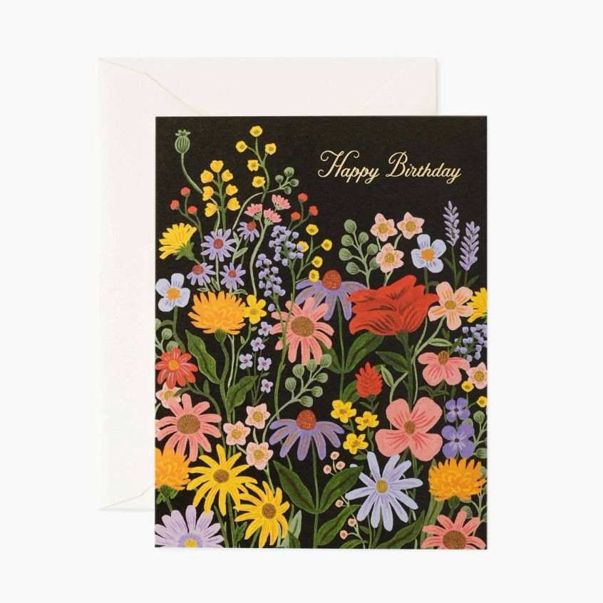 PRAIRIE GARDEN BIRTHDAY CARD