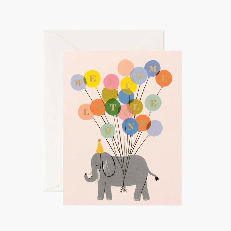 WELCOME ELEPHANT CARD