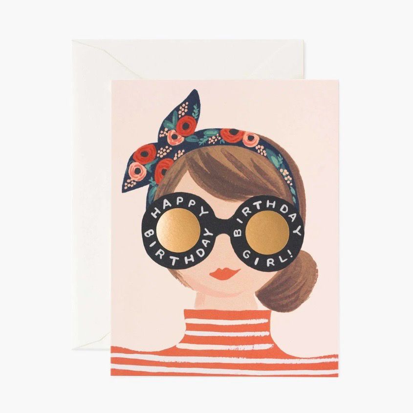 BANDANA BIRTHDAY GIRL CARD
