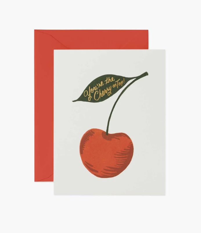 YOU'RE THE CHERRY ON TOP CARD