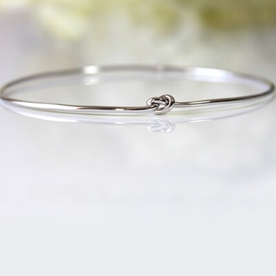 Sterling Silver Knautical Love Bangle
