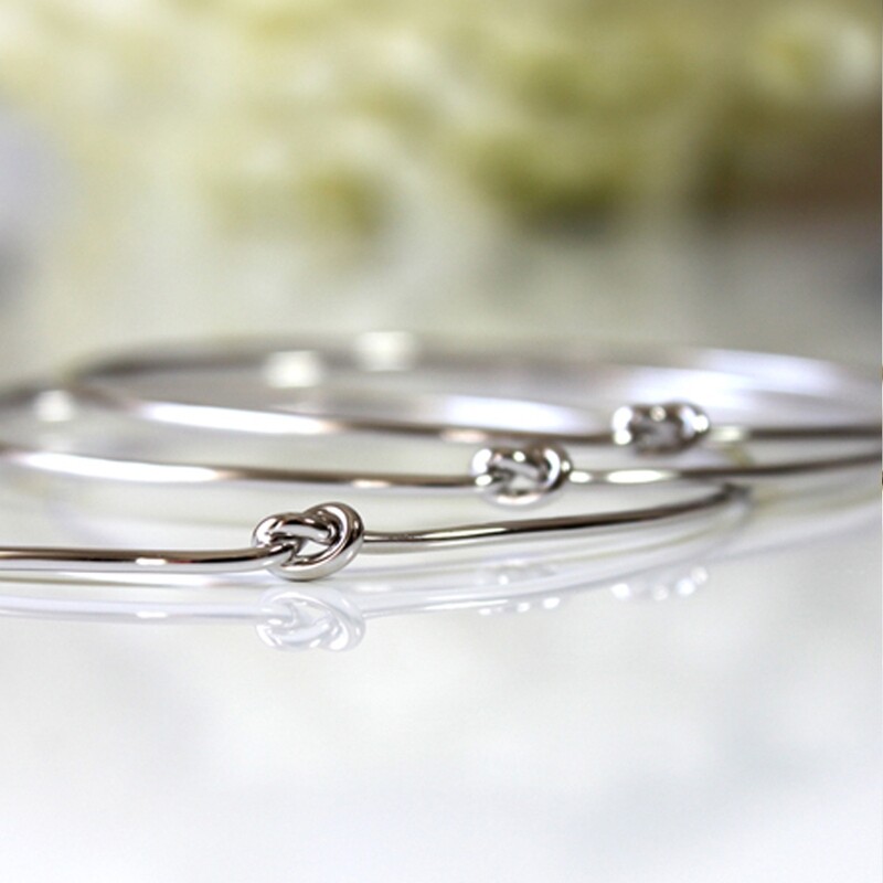 Sterling Silver Knautical Love Bangle