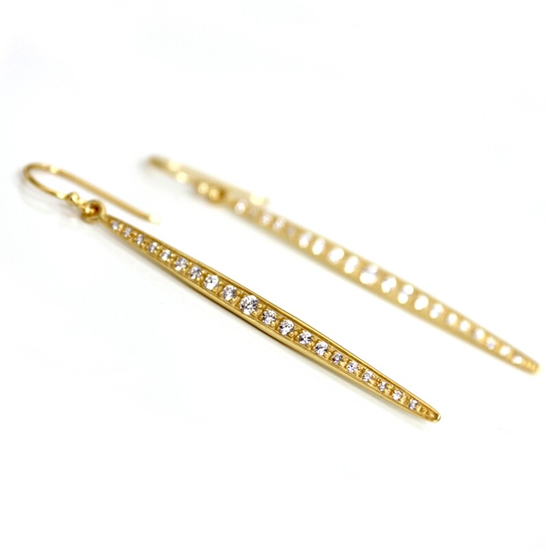 Vermeil  Ray of Light Earrings