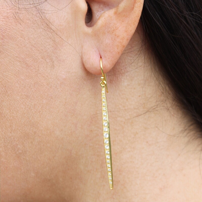 Vermeil  Ray of Light Earrings