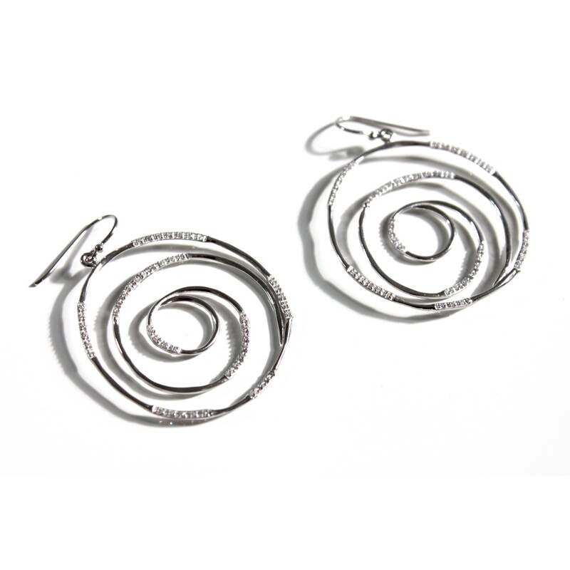 Sterling Silver Spiral Earrings