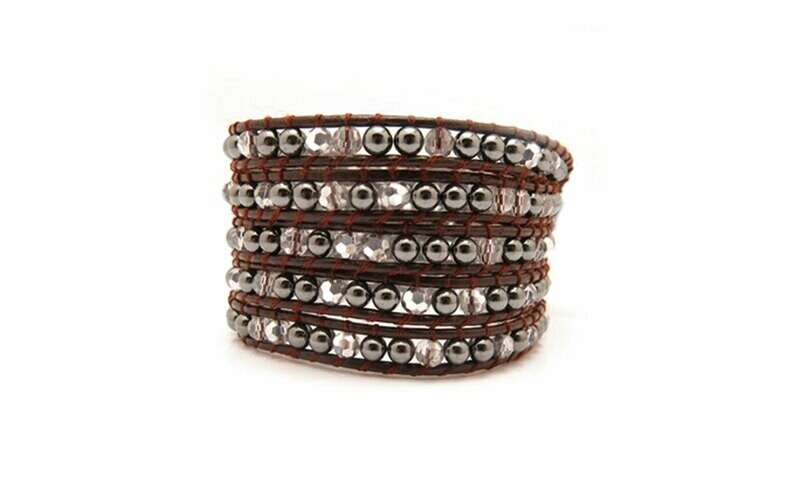 Hematite Wrap Bracelet