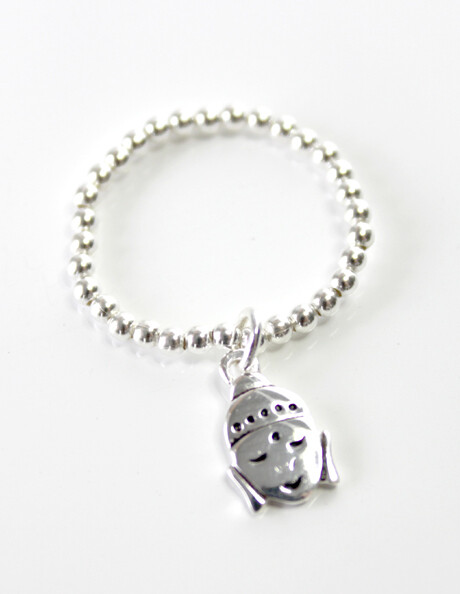 Sterling Silver Buddha Stretch Ring