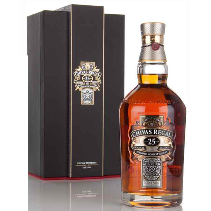 Chivas Regal 25 Year Old Blended Scotch Whisky 750ml 2510-25