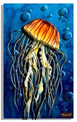 Папертоль РТ150276 "Красавица морей, медуза" 25*35см.