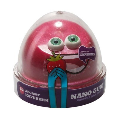Nano Gum, с ароматом клубники 50 гр