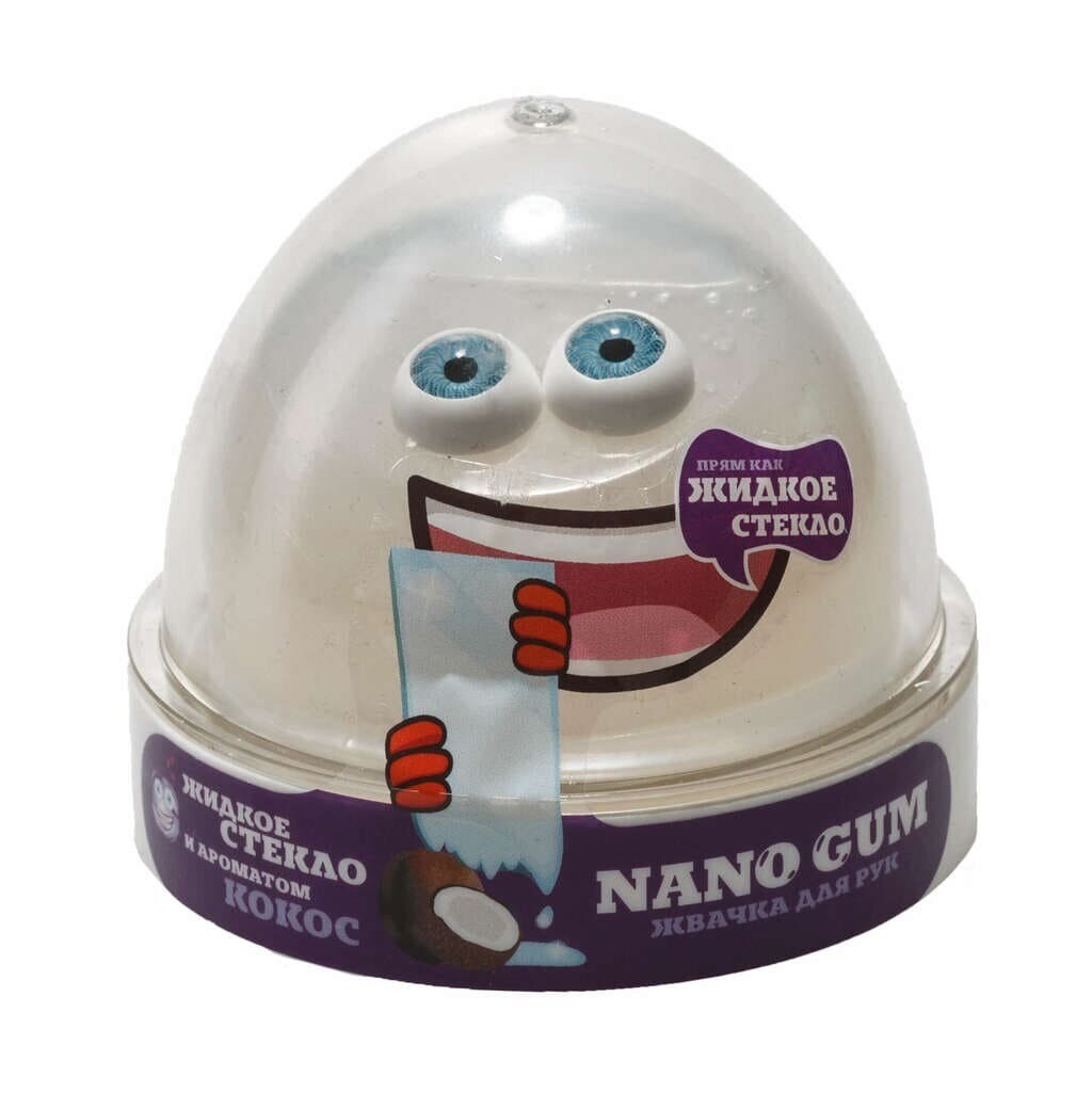 Nano Gum, Жидкое стекло с ароматом Кокоса 50 гр