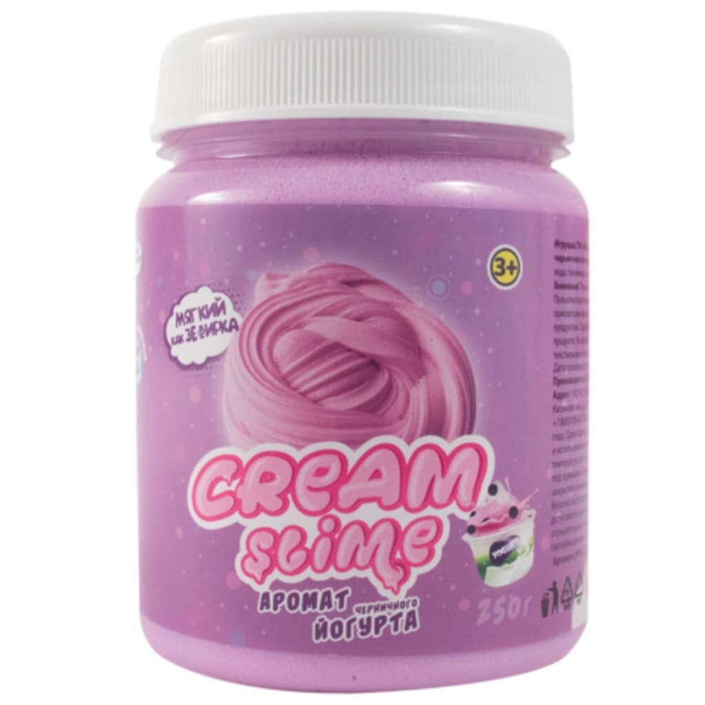 Cream-Slime (Флаффи) с ароматом йогурта, 250 г