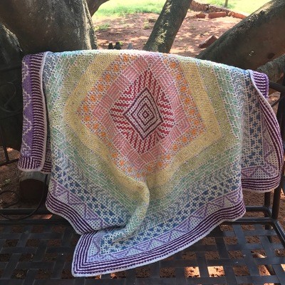 Hilda Steyn's  Rainbow in the Round Crochet Kit