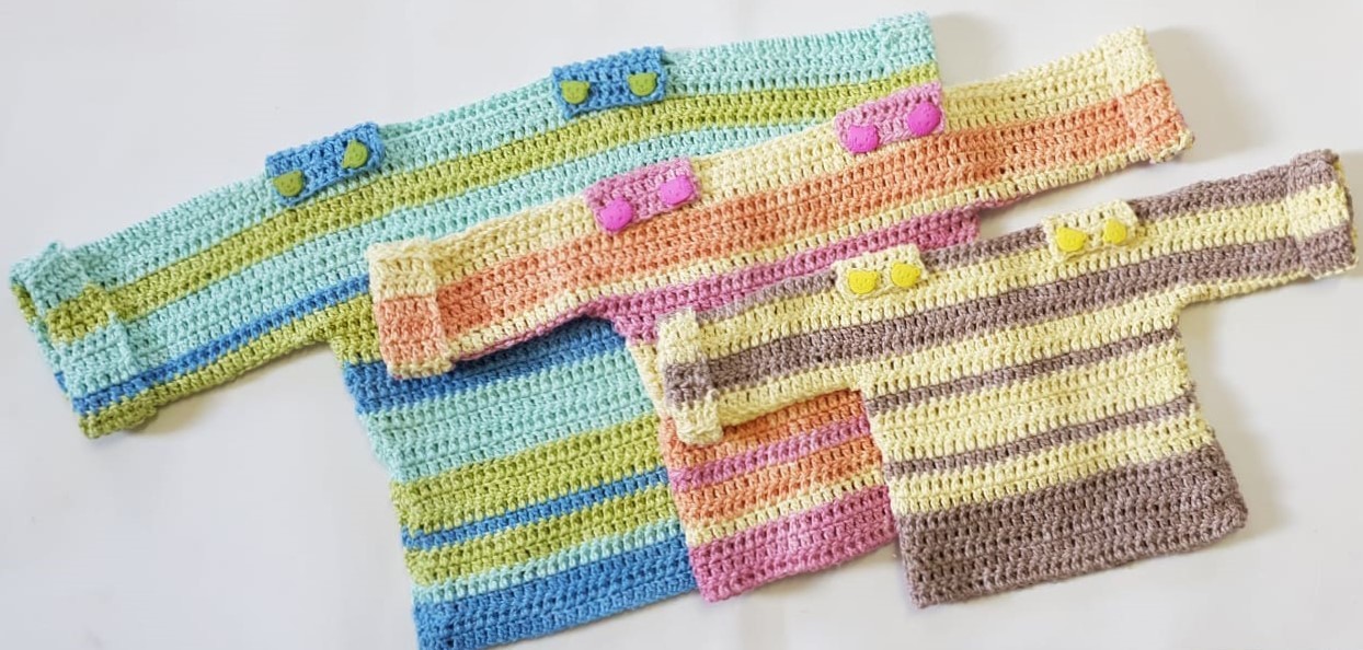 Stripey Baby Jumper Pattern