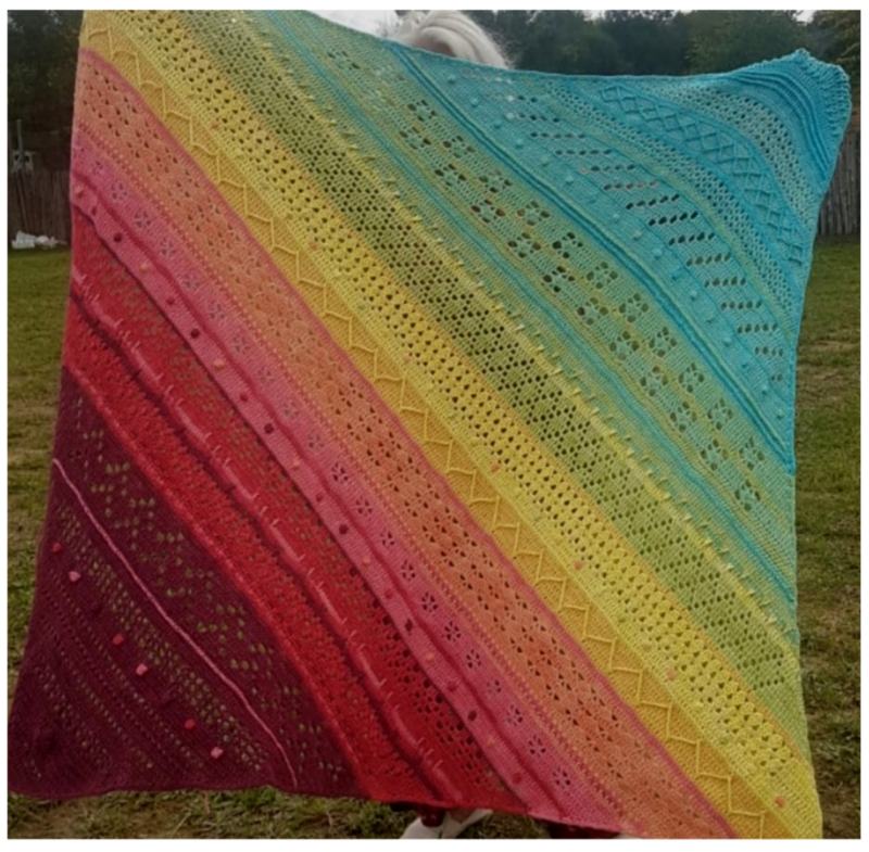 Kaleidoscope Crochet Blanket Pattern