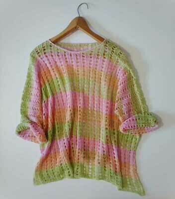 Ocean Breeze KNITTED Top Pattern designed by Designer Hook