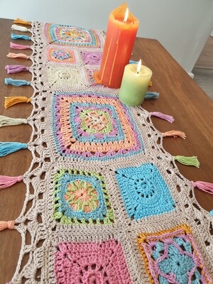 Martine Bed / Table Runner Crochet Pattern