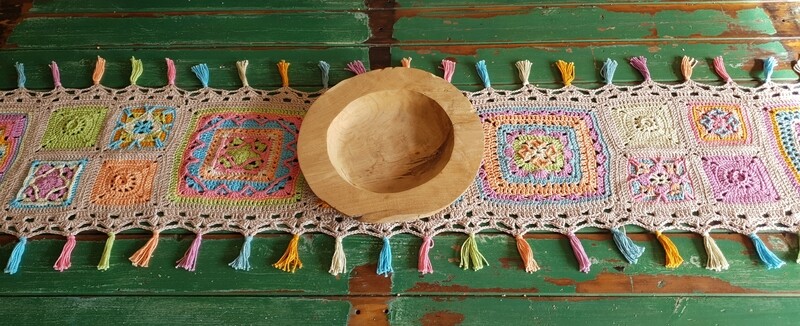 Martine Bed / Table Runner Crochet Pattern