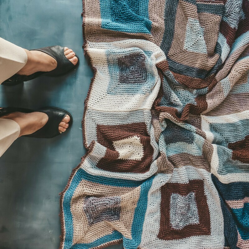 The Waiting Blanket Pattern Designed by Raw Rustic