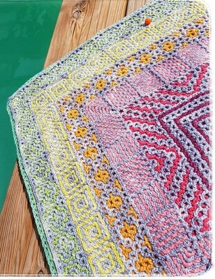 Hilda Steyn's  Rainbow in the Round Crochet Kit