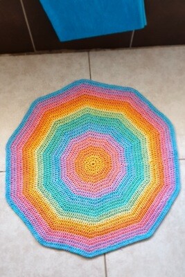 Ray Of Hope Bathroom Rug Crochet Kit