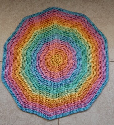 Ray Of Hope Bathroom Rug Crochet Pattern
