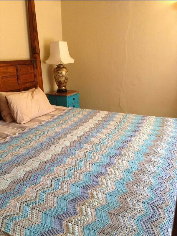 Ready Steady Ripple Crochet Kit designed by Hilda Steyn