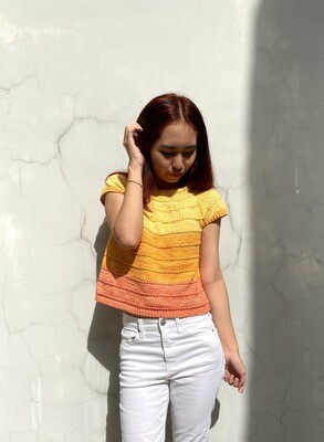 Sunset Tee Knitted Kit by YvetteOreo