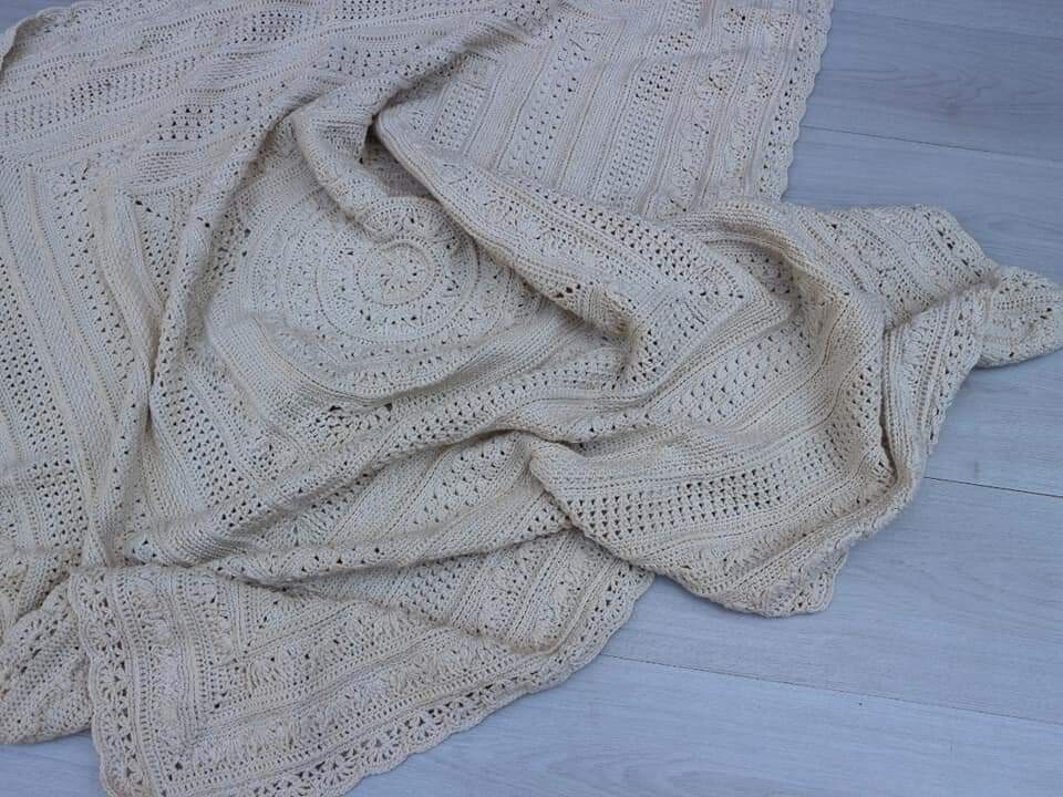 Atlanticus Afghan Crochet kit designed by Hooked on Sunshine