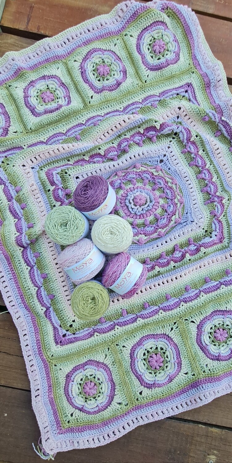 Fleur Crochet Blanket Kit