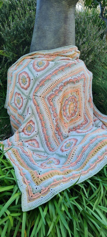 Fleur Crochet Blanket Pattern