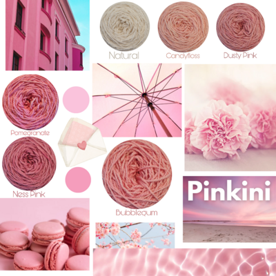 PINKINI - ​Double Knit Cotton Palette Yarn Packs