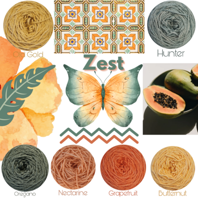Zest - ​Double Knit Cotton Palette Yarn Packs