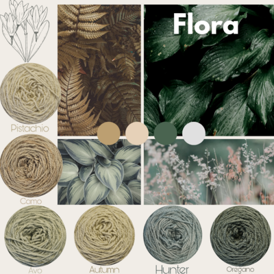 Flora - ​Double Knit Cotton Palette Yarn Packs