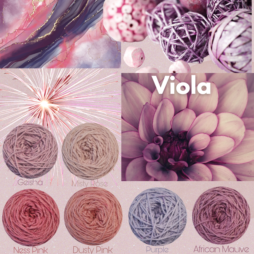Viola - ​Double Knit Cotton Palette Yarn Packs