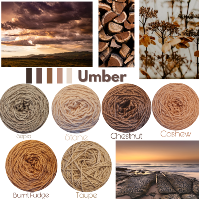 Umber - ​Double Knit Cotton Palette Yarn Packs