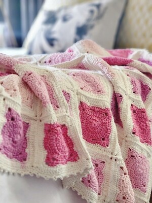 The Hope Blanket - designed by Funky Sheep Design by Gina Shepherd, exclusively for  Crochet for Cancer