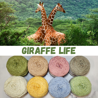 Giraffe Life Double Knit Palette