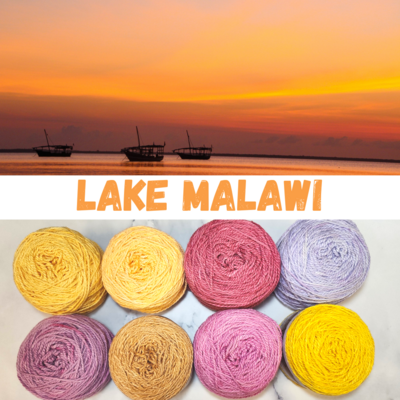 Lake Malawi Double Knit Palette