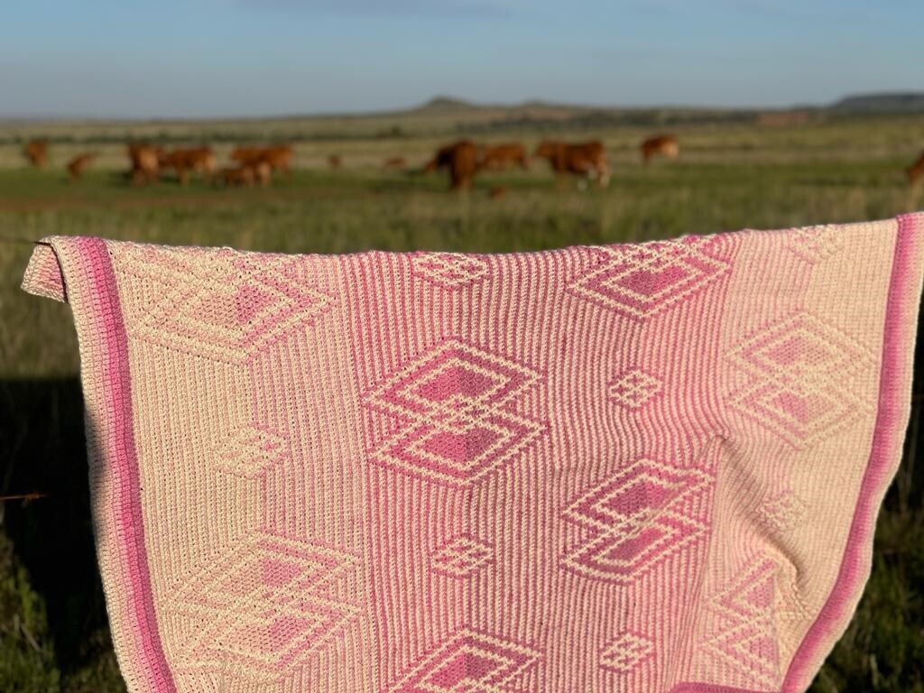 Warrior Blanket Crochet Kit - pattern designed by Jalene van Niekerk