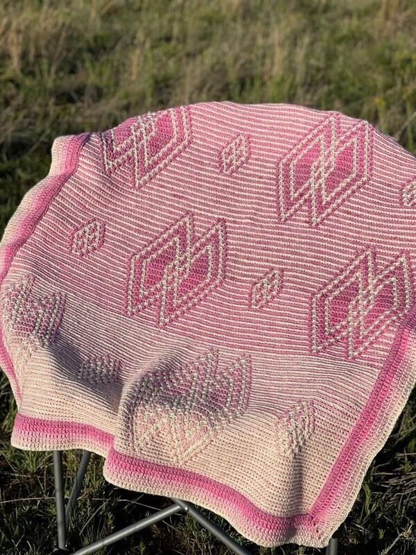 Warrior Blanket Crochet Kit - pattern designed by Jalene van Niekerk
