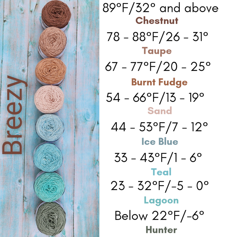 Temperature Blanket Kit - 100% Cotton DK