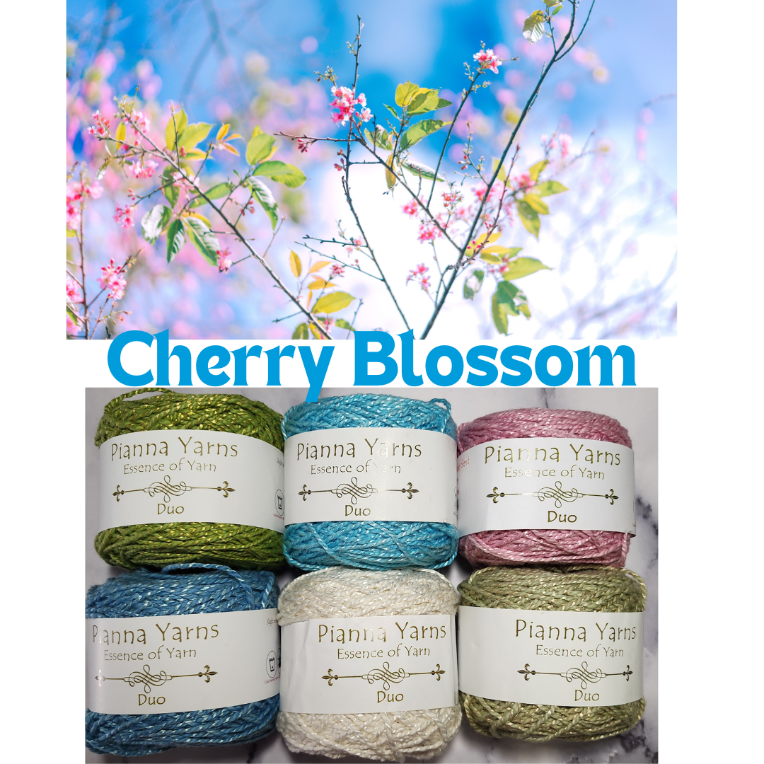 Cherry Blossom - Pianna Yarns DUO Palette Packs