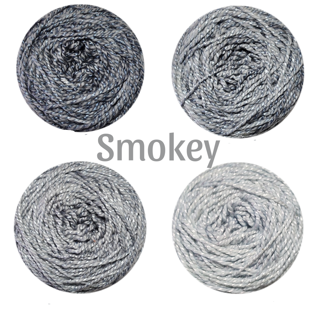 MoYa Yarn Shimmer Ombre Packs - Smokey