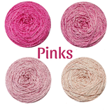 Afrique Yarn Shimmer Ombre Packs - Pinks