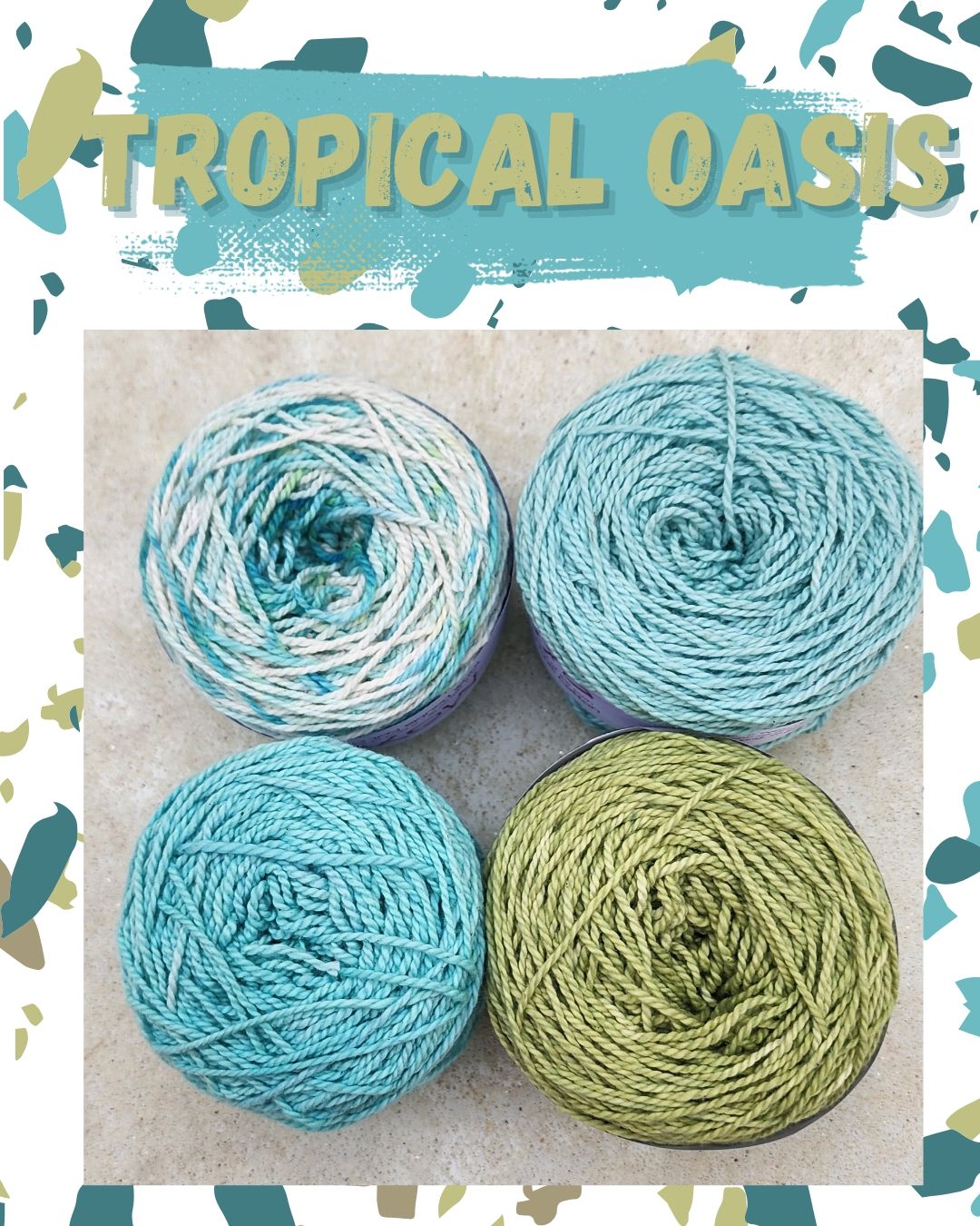 Tropical Oasis Confetti Palette Pack