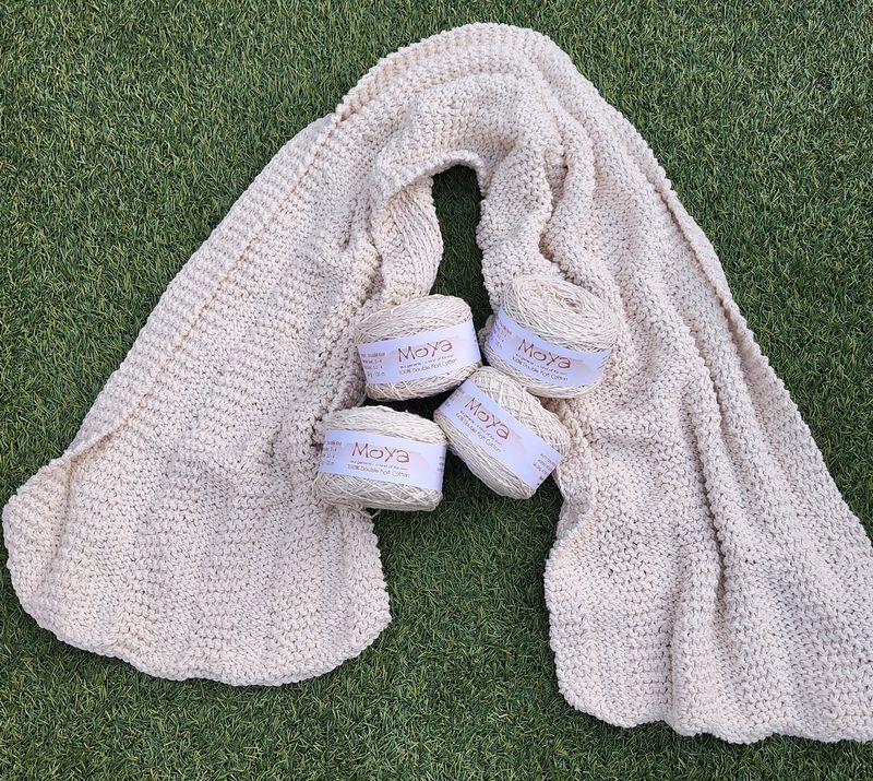 Cozy Winter Knitted Scarf Kit