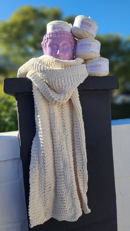 Cozy Winter Knitted Scarf Kit