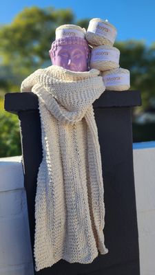 Cozy Winter Knitted Scarf Kit