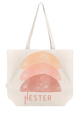 Pastel Horizon Personalised Cotton Canvas Tote Bag